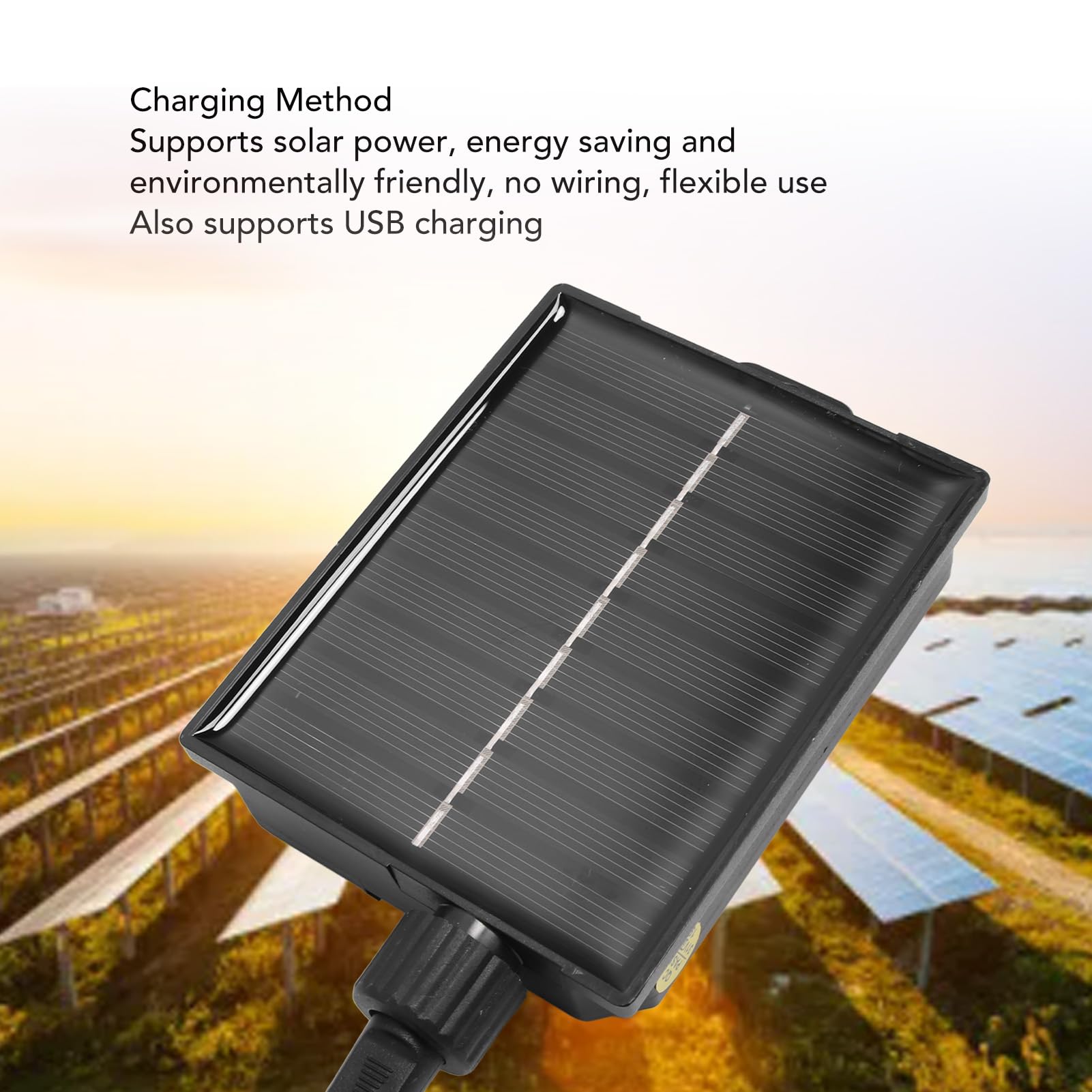 Domary 40 Luci Solari a Stringa LED Lampadine G50 Illuminazione da Esterno per Patio da 32,8 Piedi con Batteria 500 mAh Ricarica USB per la Decorazione del Giardino nel Cortile