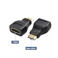 Vista 3 de Cable Matters Adaptador Mini HDMI a HDMI, macho a hembra, negro