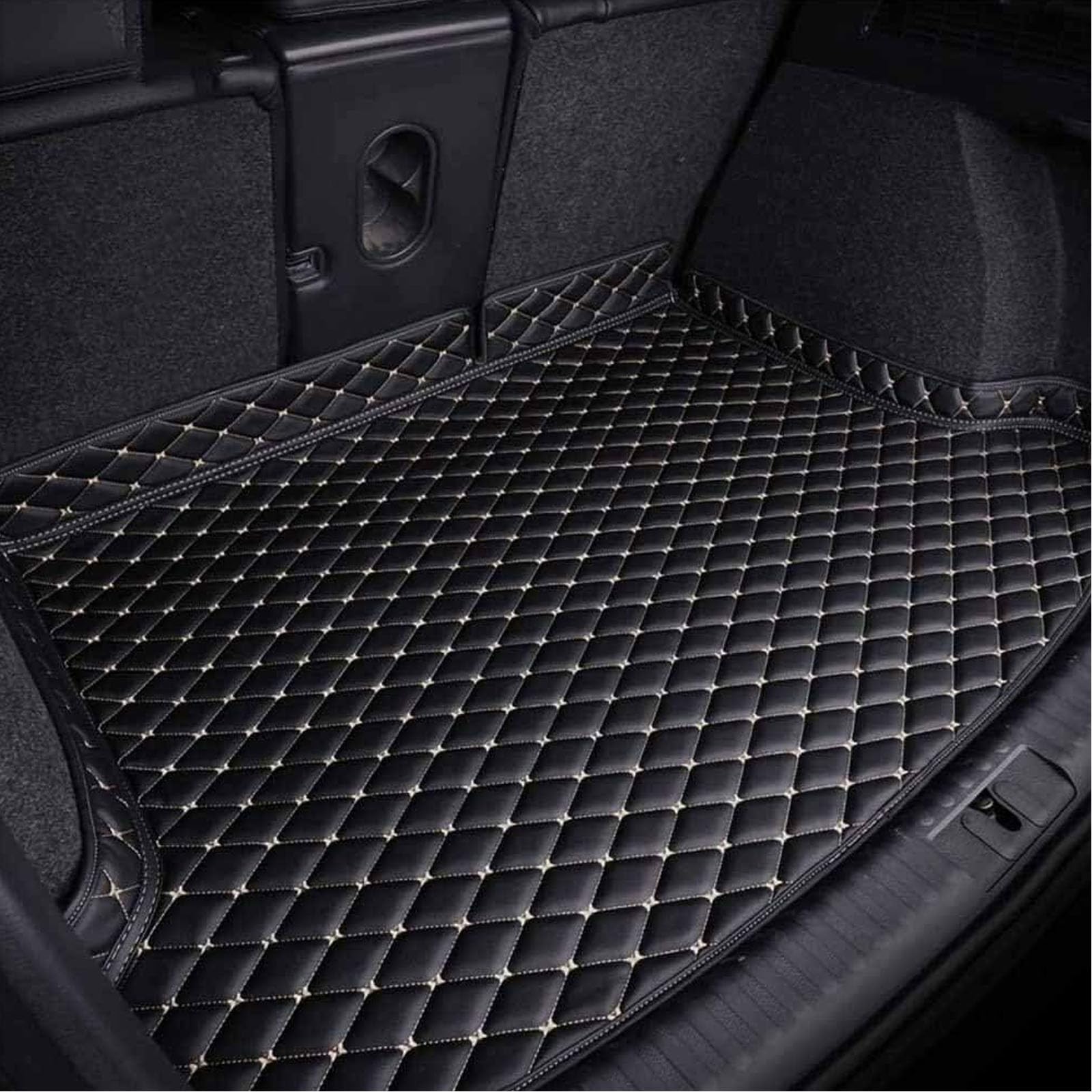 Ruiya Compatibile con Volvo XC60 Recharge 2018-2024 2025 Tappetino per Bagagliaio, Tappetini Bagagliaio XC60 Tappetino in TPE Pieghevole Protezione Bagagliaio XC60 Accessori