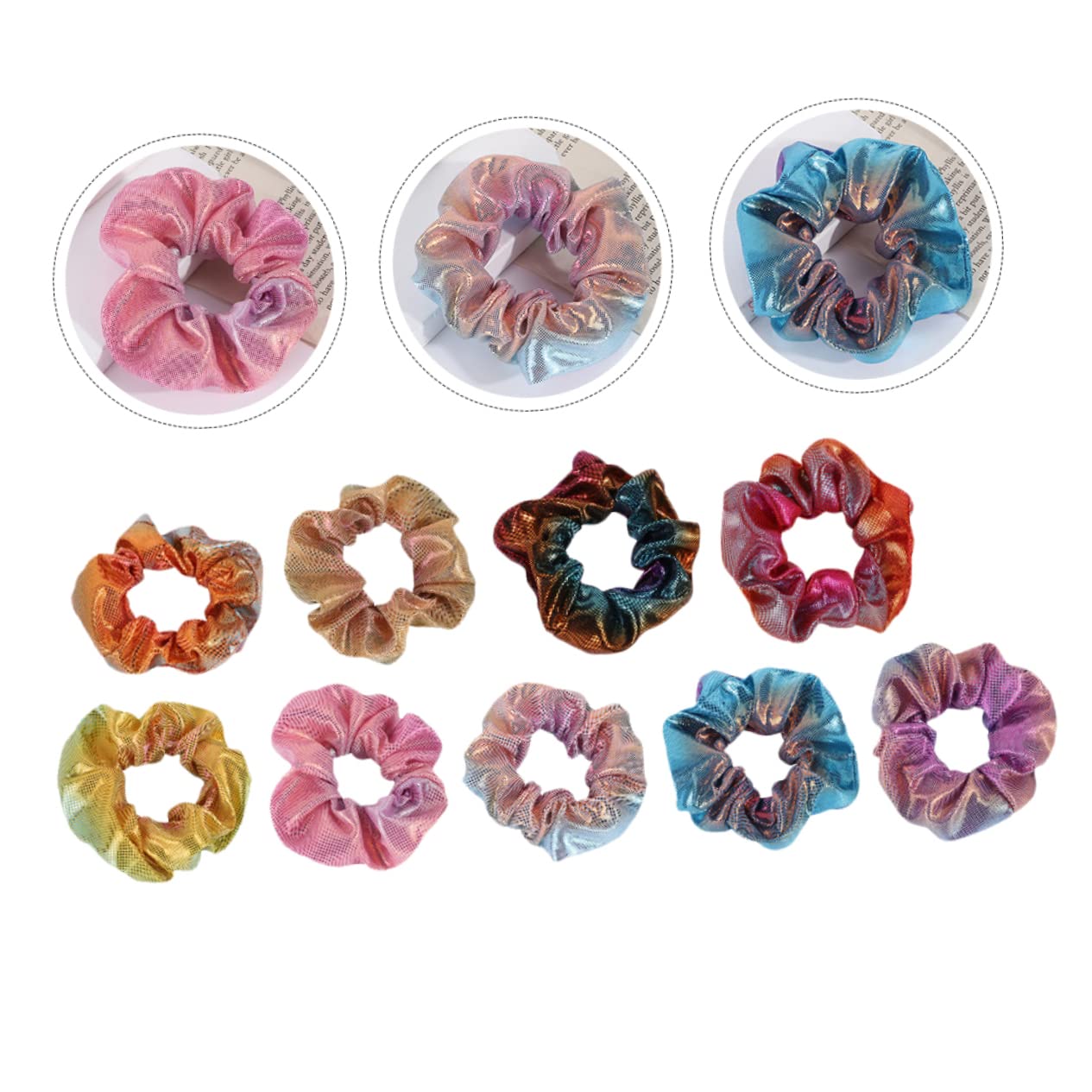 Didiseaon 54piezas De Cabello Para Mujer Accesorios De Pelo Coloridos Diseño De Banda Elástica Para Coletas y