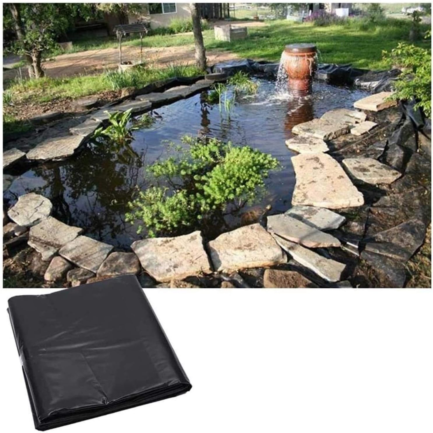 2x3m Fish Pond Liners Heavy Duty Large Gardens Pools