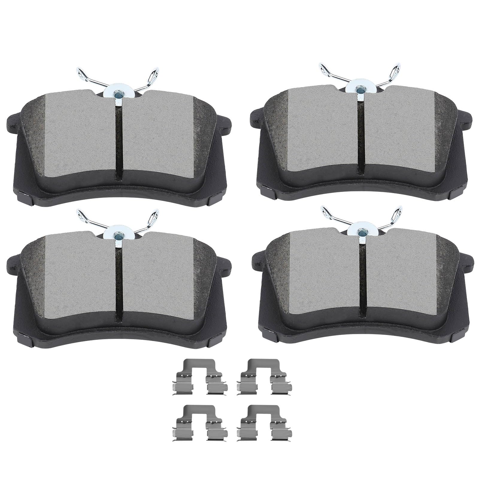 SCITOO D340 Rear Ceramic Brake Pads Sets Fit For Audi A4/A4 Quattro/A6/A6 Quattro/S4/S6/TT/TT Quattro,For VW For TYPE 1/For Cabrio/For Golf/For Golf City/For Jetta/For Passat