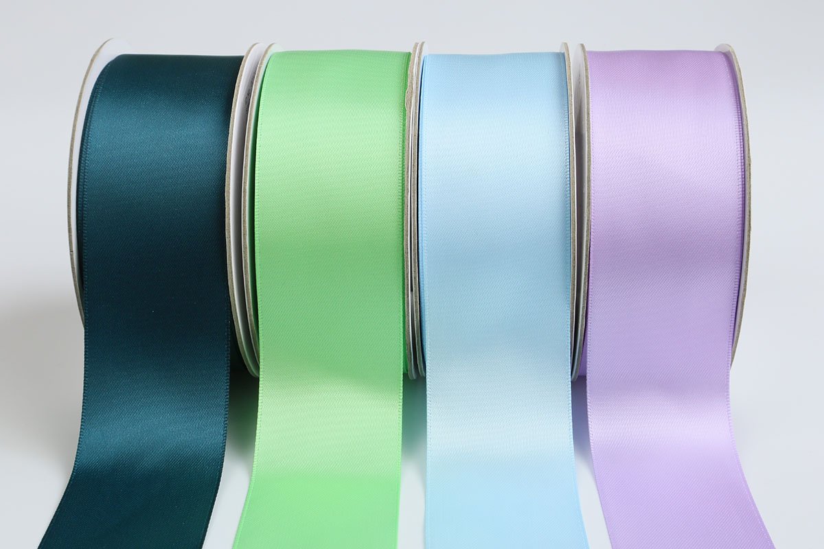 Amazon.co.jp: 【IDECORRIBBONS】シルキーサテンリボン # 347ブルー