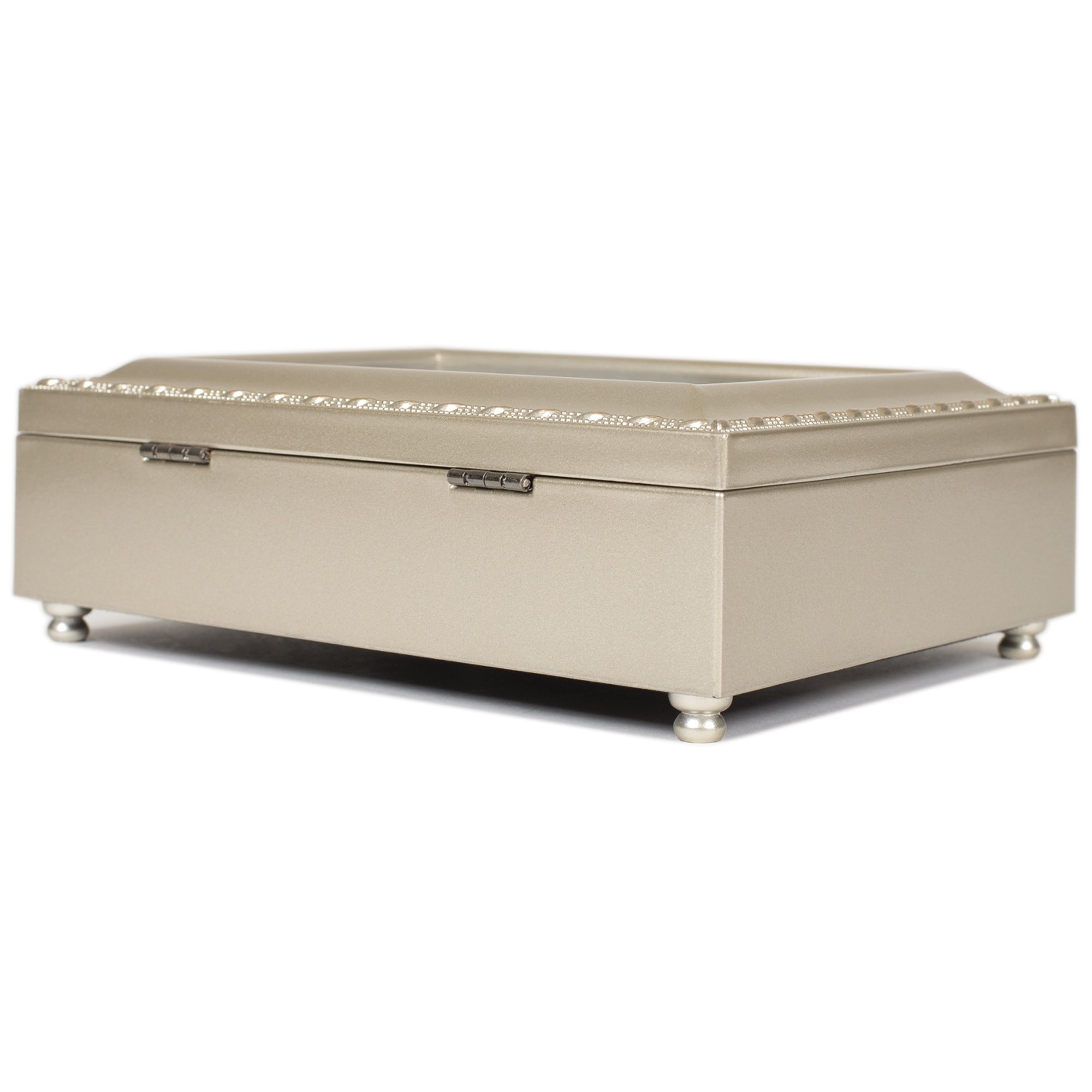 Dearest Enkelin Champagner Silber Cottage Garden Traditionelle Musik Box Light Up My Life