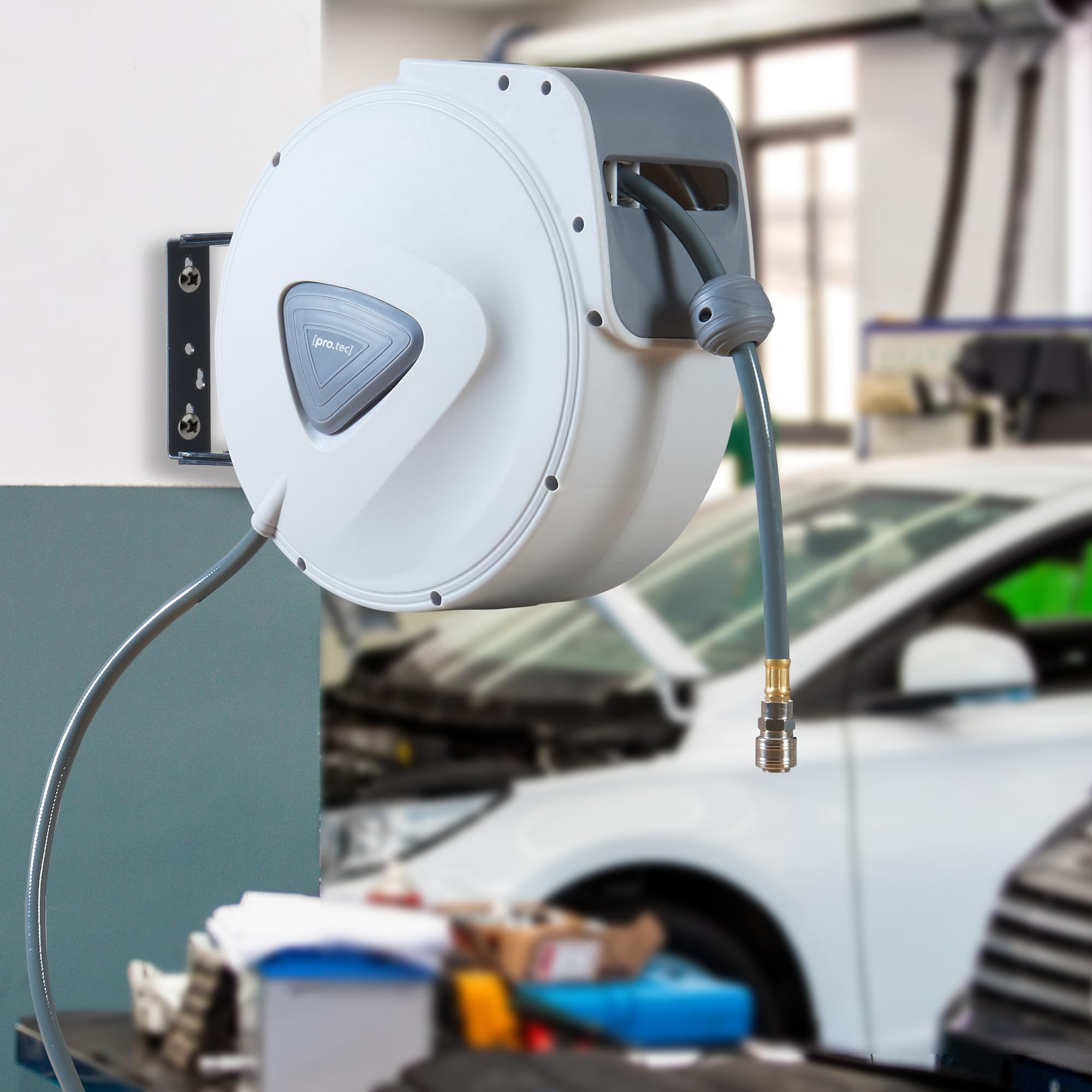 Avvolgitubo Ad Aria Compressa Con 9,5mm X 15m 1.5m Tubo, 1/4" BSPT - Foto 10