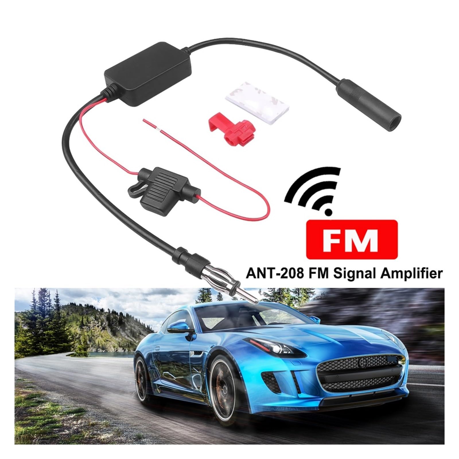 Antenna Autoradio 12V, Amplificatore Di Segnale Radio FM/AM, Auto, Antenne 330 Mm For Accessori For, Barche E Imbarcazioni Marine Facile Ampia Compatibilità