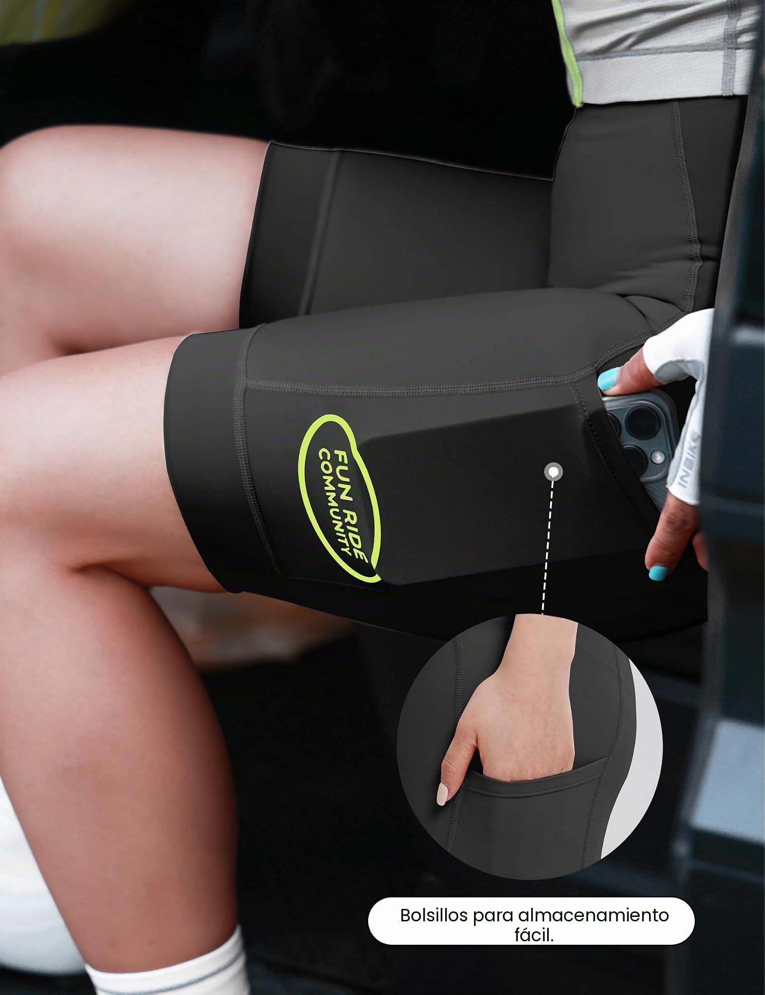 INBIKE Culote Corto de Ciclismo para Mujer Verano Pantalones Cortos Bicicleta Transpirable Elásitico