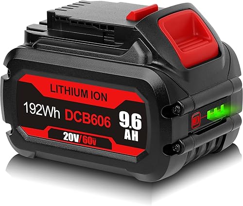 JIALIPOK DCB606 - Batería de repuesto para Dewalt FlexVolt 20V60V120V MAX, compatible con batería Dewalt DCB606-2 DCB609 DCB612 Herramientas disponible en Yaxa Colombia