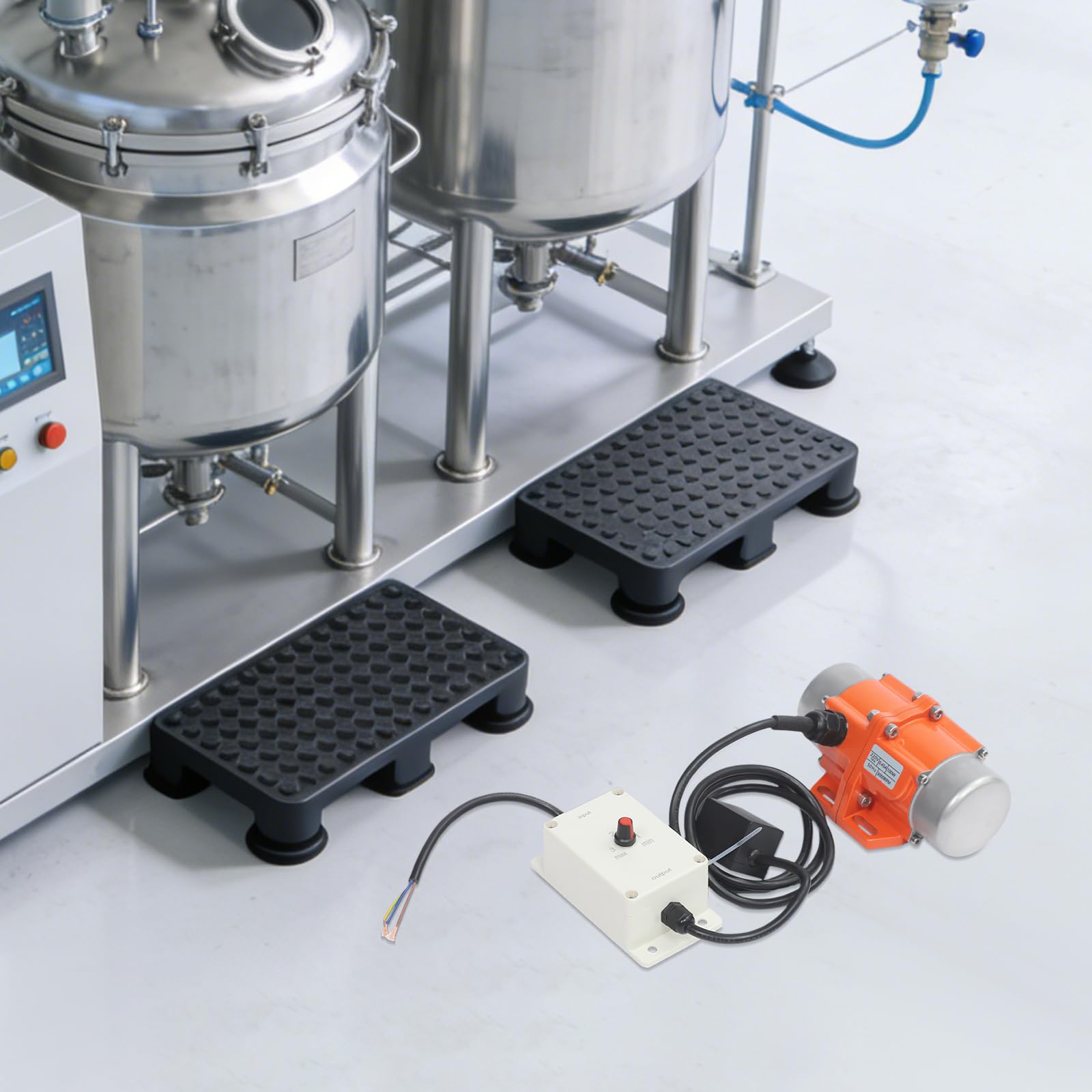 Motore a vibrazione 100 W, regolabile, AC 220 V, 50 Hz, motore elettrico, motore versatile per estrazione mineraria, metallurgia, carbone, energia e costruzione