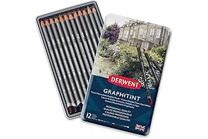 Derwent Graphitint Water Soluble Graphite Pencils For Artists and Artists
