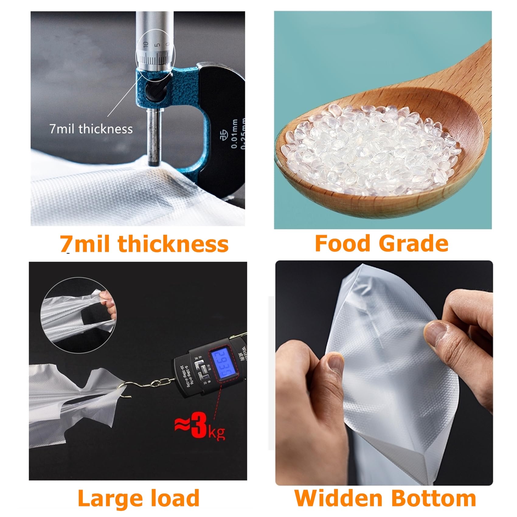 Lot de 500 sacs de transport de boissons en plastique avec poignée, pour emporter des boissons, du café, du jus de fruits, un porte-gobelet unique pour magasins, restaurants