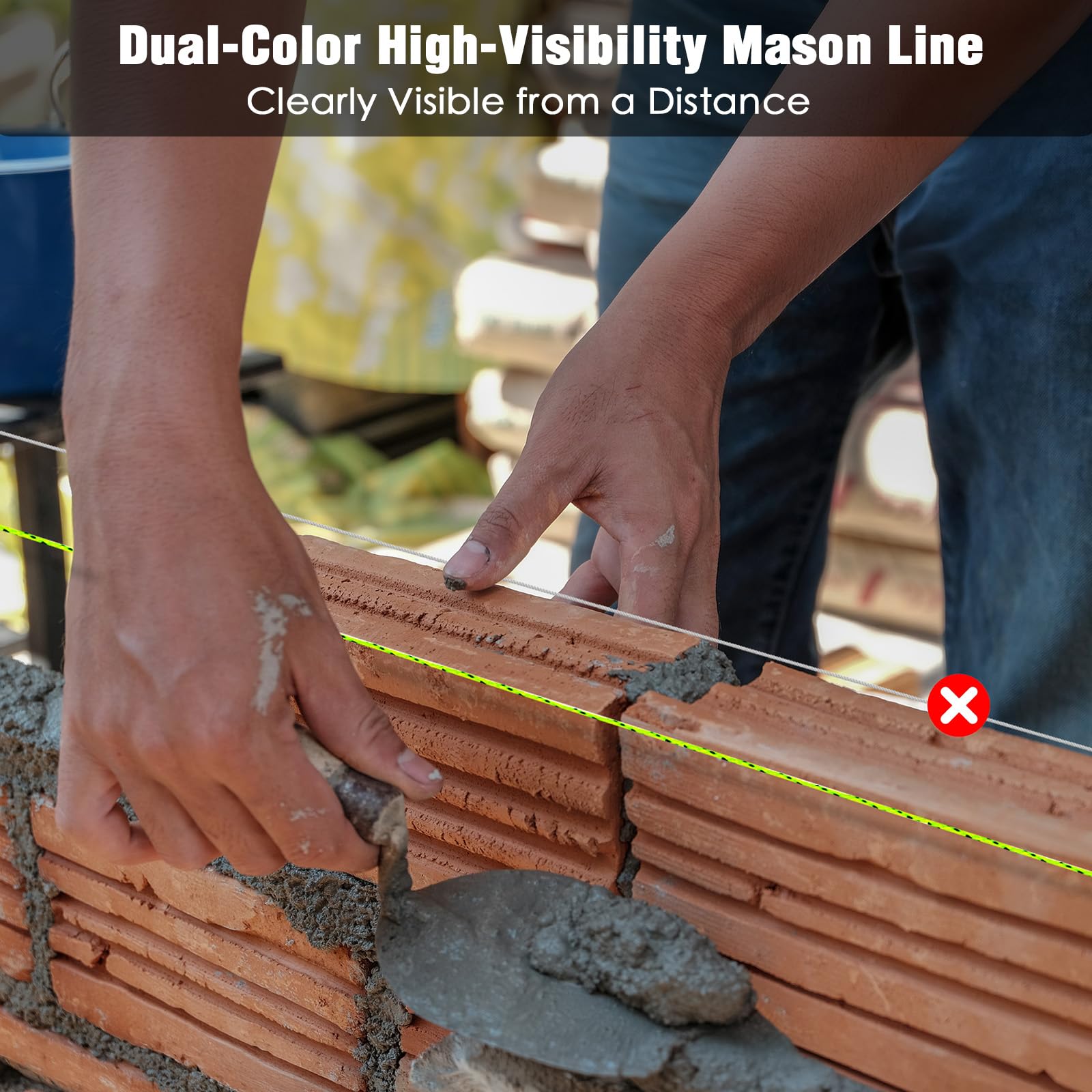 Mason String Line Set - Bricklaying & Alignment -3