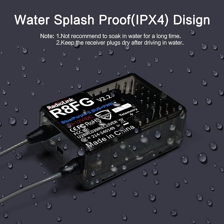 その他 Logicool LPRC-11000 Amazon.com: Radiolink 2.4Ghz R8FG 3ms Latency 8 Channels