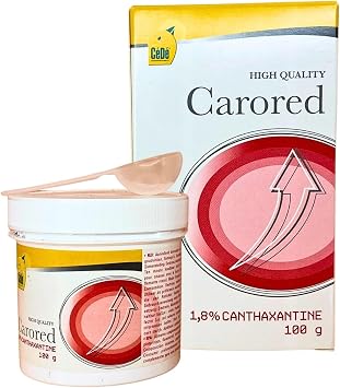 CeDe Carored Bird Food 100g, Rich in Protein, Ideal for Canaries, Flamingos and Cardinals, with Canthaxanthin to Enhance the Red Color, Treats and Nutrition for Birds, Canary Food