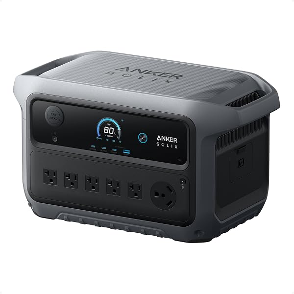 Close-up of the Anker SOLIX C2000 Gen 2's robust casing and accessible ports.