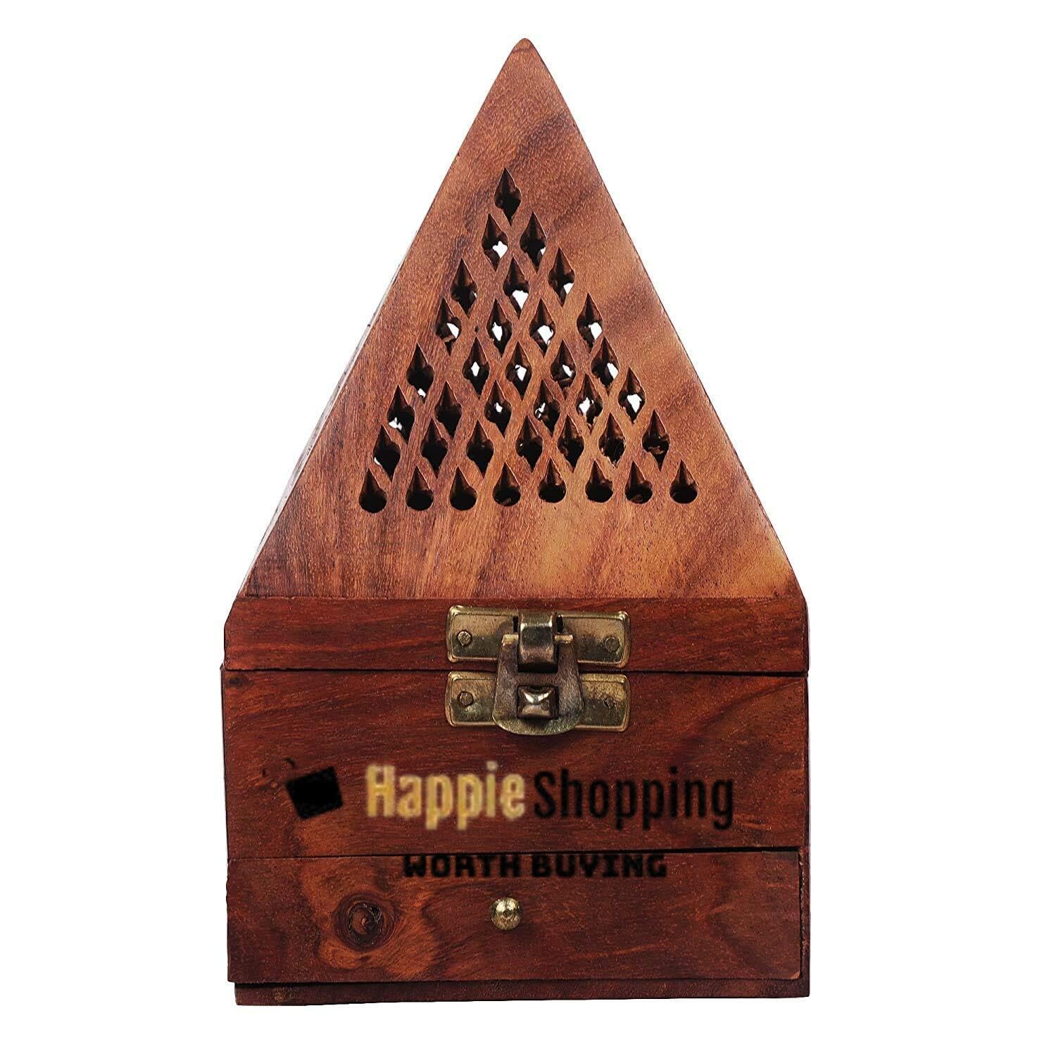 See full amazon price history chart for Happie Shopping Wooden Incense Sticks Holder Wooden Pyramid Incense Box Fragrance Stand Holder Agarbatti Dhoop (3.5 inch) (Triangular) Happie Shopping Wooden Incense Sticks Holder Wooden Pyramid Incense Box Fragrance Stand Holder Agarbatti Dhoop (3.5 inch) (Triangular) (B08N6R2R6F) Amazon Price History, Amazon Price Tracker