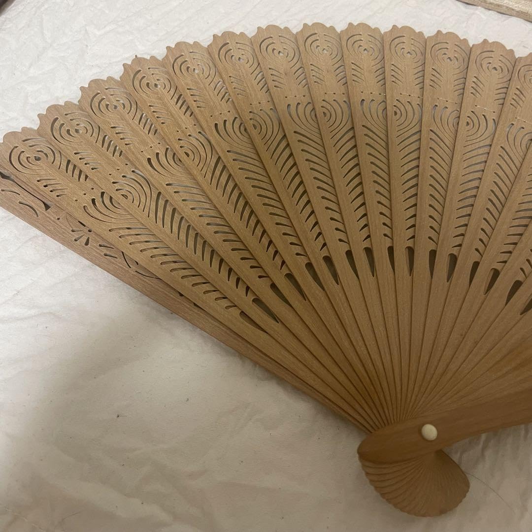 Amazon.co.jp: 中地甲陽 白檀扇子 凸木舎 宮脇賣扇庵 和装小物