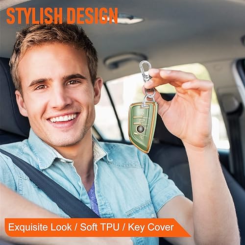 Miniatura 7 de Funda para llavero BMW, accesorios para BMW 1 2 3 4 5 6 7 Series X1 X2 X3 X4 X5 X6 M5 M6 GT3 GT5 4 botones, funda de TPU+anillo en D + gancho