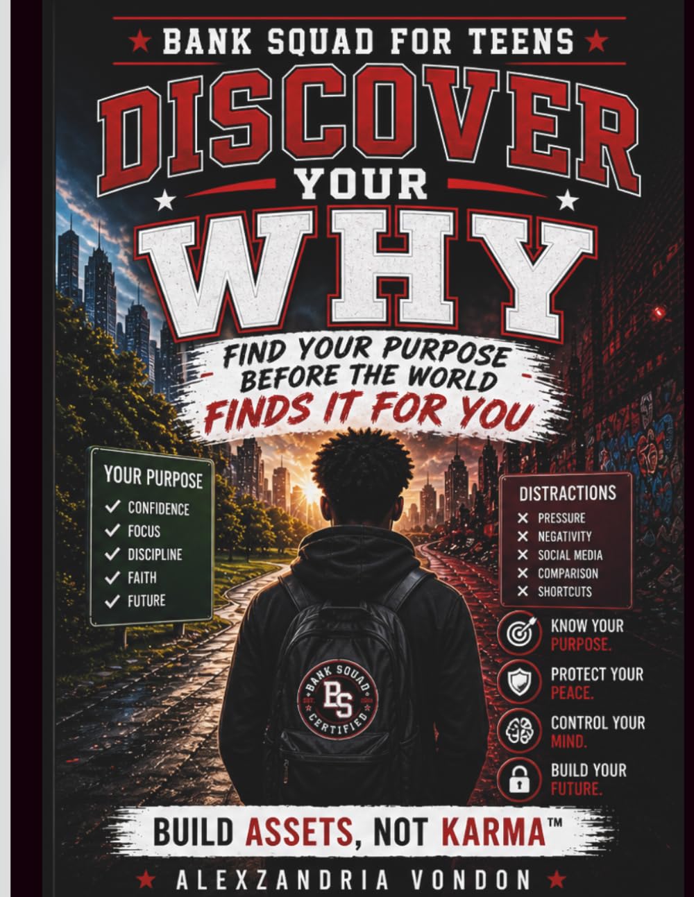 Discover Your Why, TEEN Workbook Book: BANK SQUAD FOR TEENS