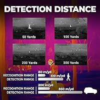 Vista 5 de AGM Global Vision Taipan Thermal Imaging Monocular for Hunting 12μm Sensor, Hot Spot Tracking, 8× Digital Zoom, Video Recording, WiFi, IP67