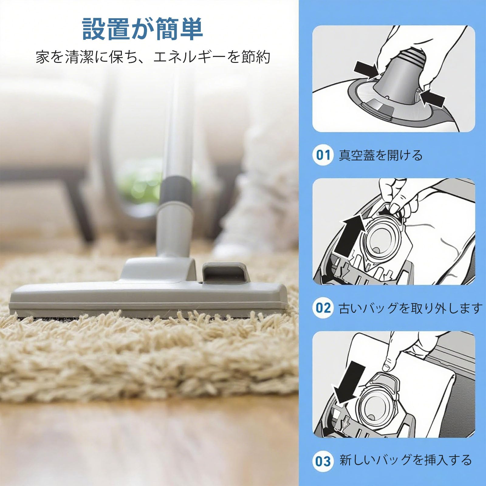 Amazon.co.jp: 掃除機用紙パック ミーレ対応 掃除機 ダストパック 互換
