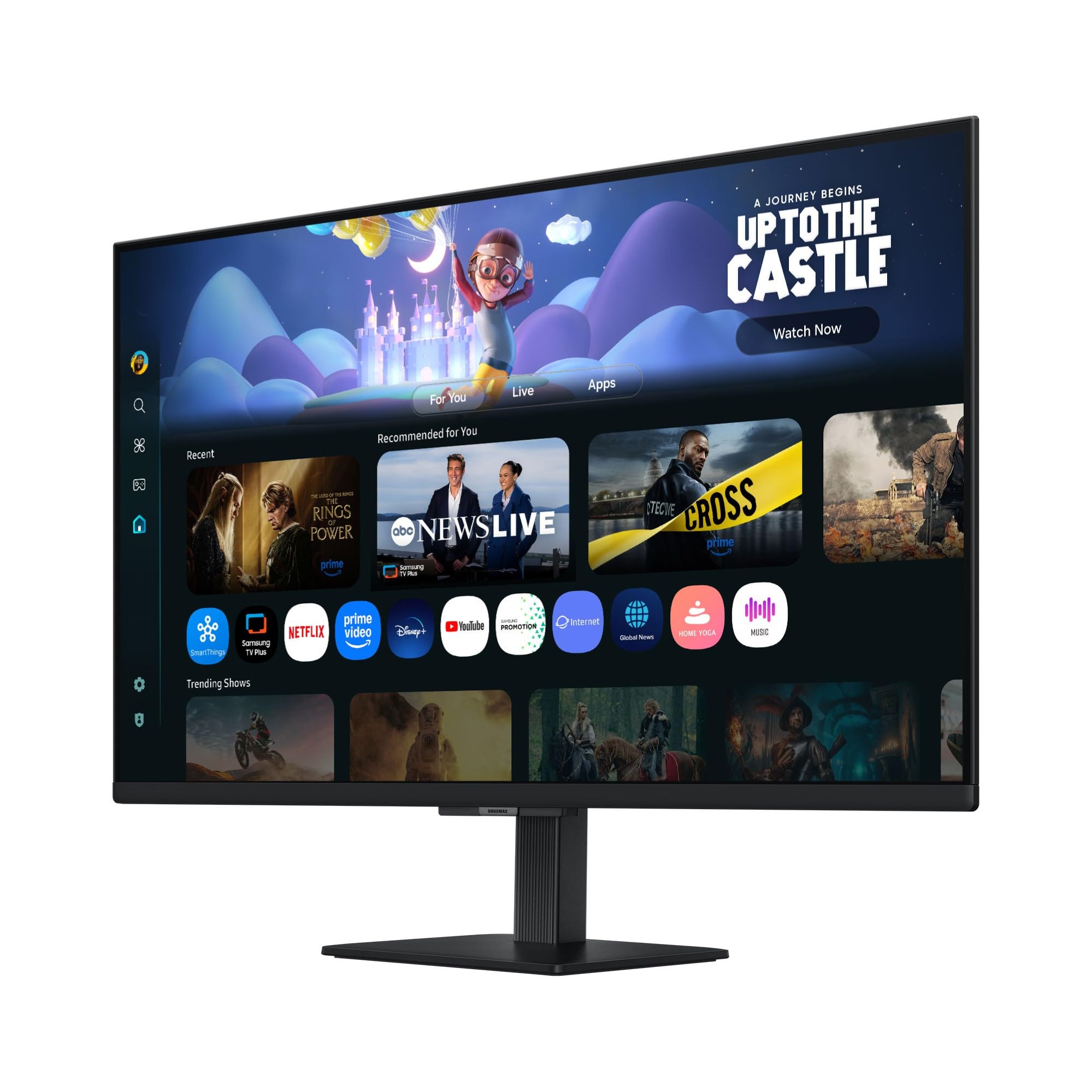 Samsung Smart Monitor M5 (S32FM502EU), Flat 32'', 1920 x 1080 (FHD), Smart Hub con AI, Office 365, Gaming Hub, Speaker integrati, Telecomando, WiFi, HDMI, USB