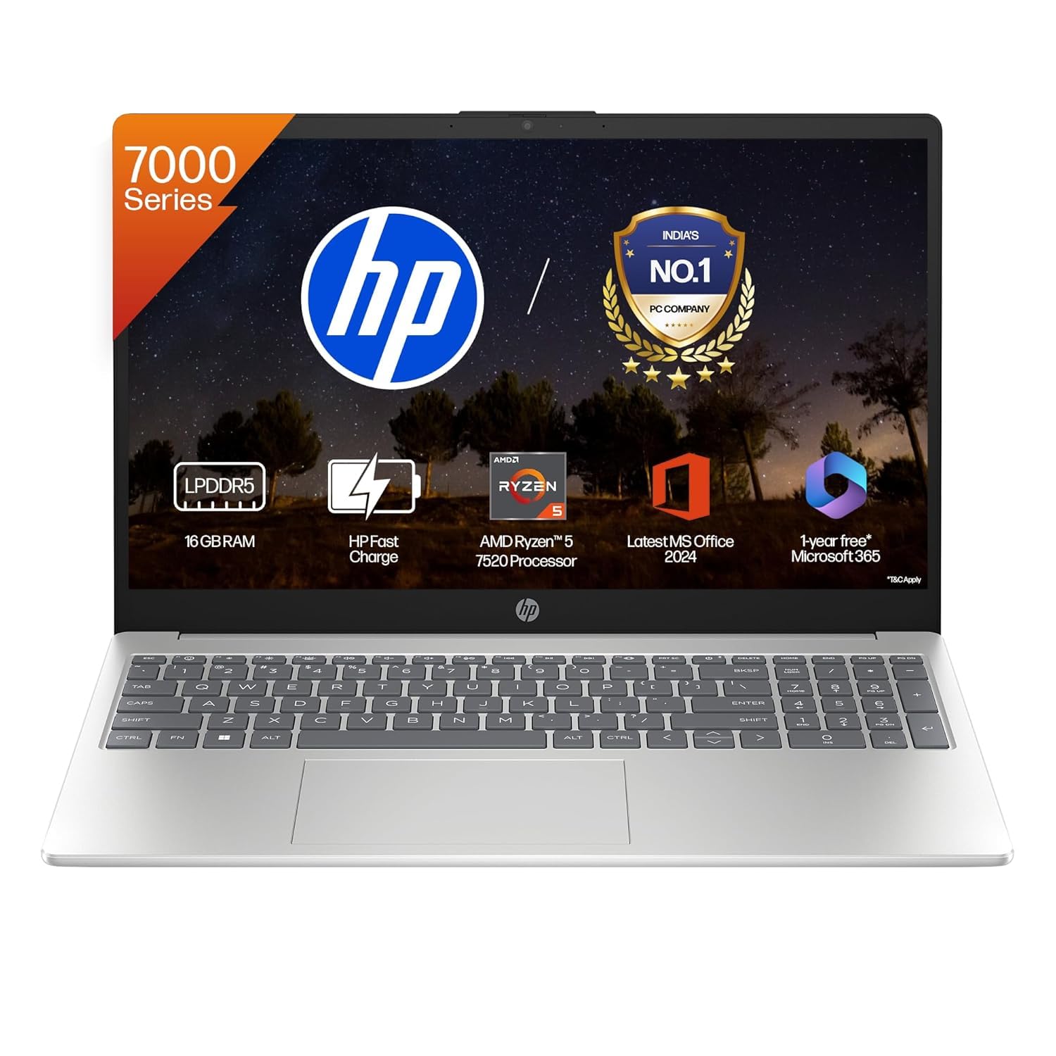 Amazon.in: Buy HP 15 Laptop, AMD Ryzen 5 7520U (16GB DDR5,512GB