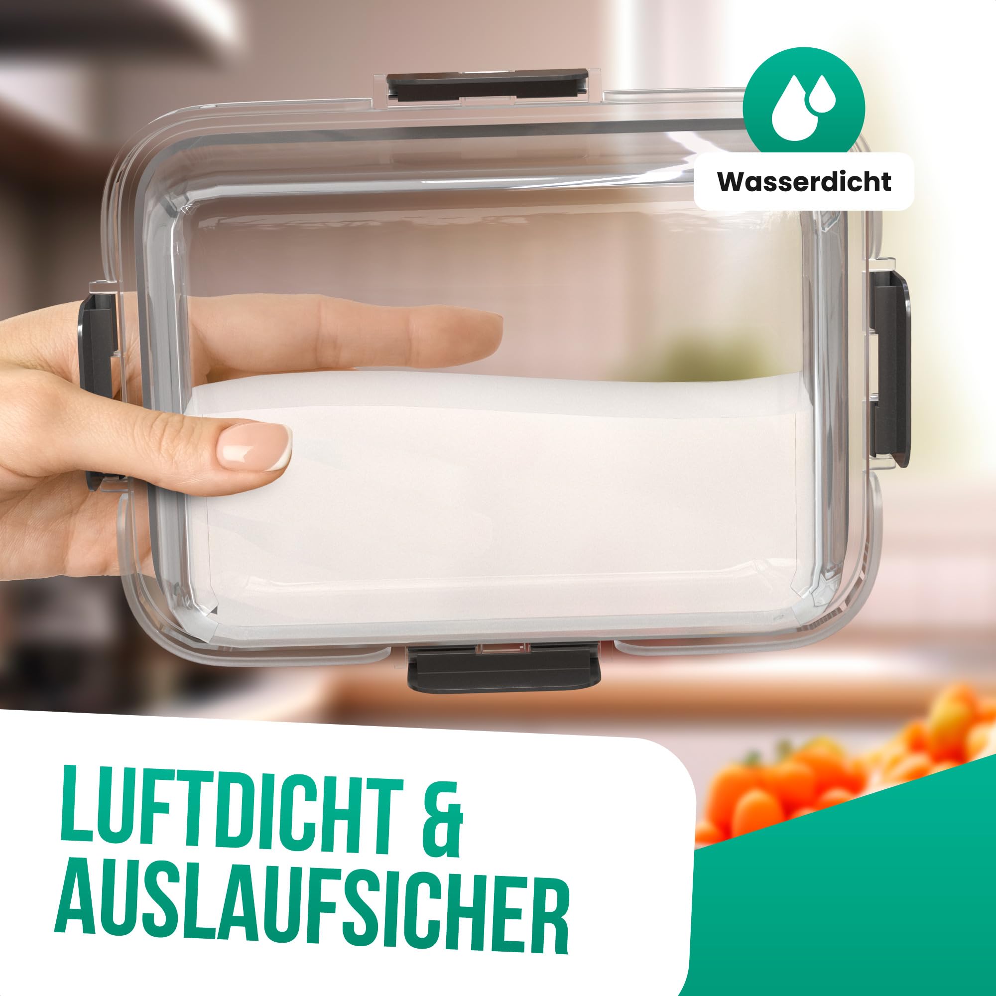 Avalo Glas Frischhaltedosen met Deckel - Meal Prep Trays - Glasbehälter mit Deckel Glas - Vorratsdosen Set - 10 Stück 1060ml / 370ml
