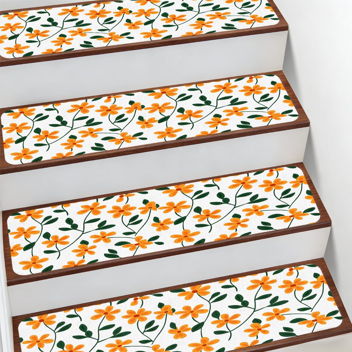Alfombra para peldaños de escalera Mexpekil evita resbalones