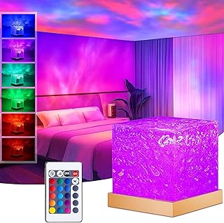 2026 New Magical Northern Lights for Your Room - Aurora Borealis Night Light Projector, Rechargeable 16 Colors Mood Lighting with APP Remote for Bedroom (3 Colors, Wireless)