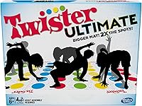 Hasbro Gaming Twister Ultimate: Giant 2x Bigger Mat, More Spots, Alexa-Compatible Family Kids Party Game Age 6+