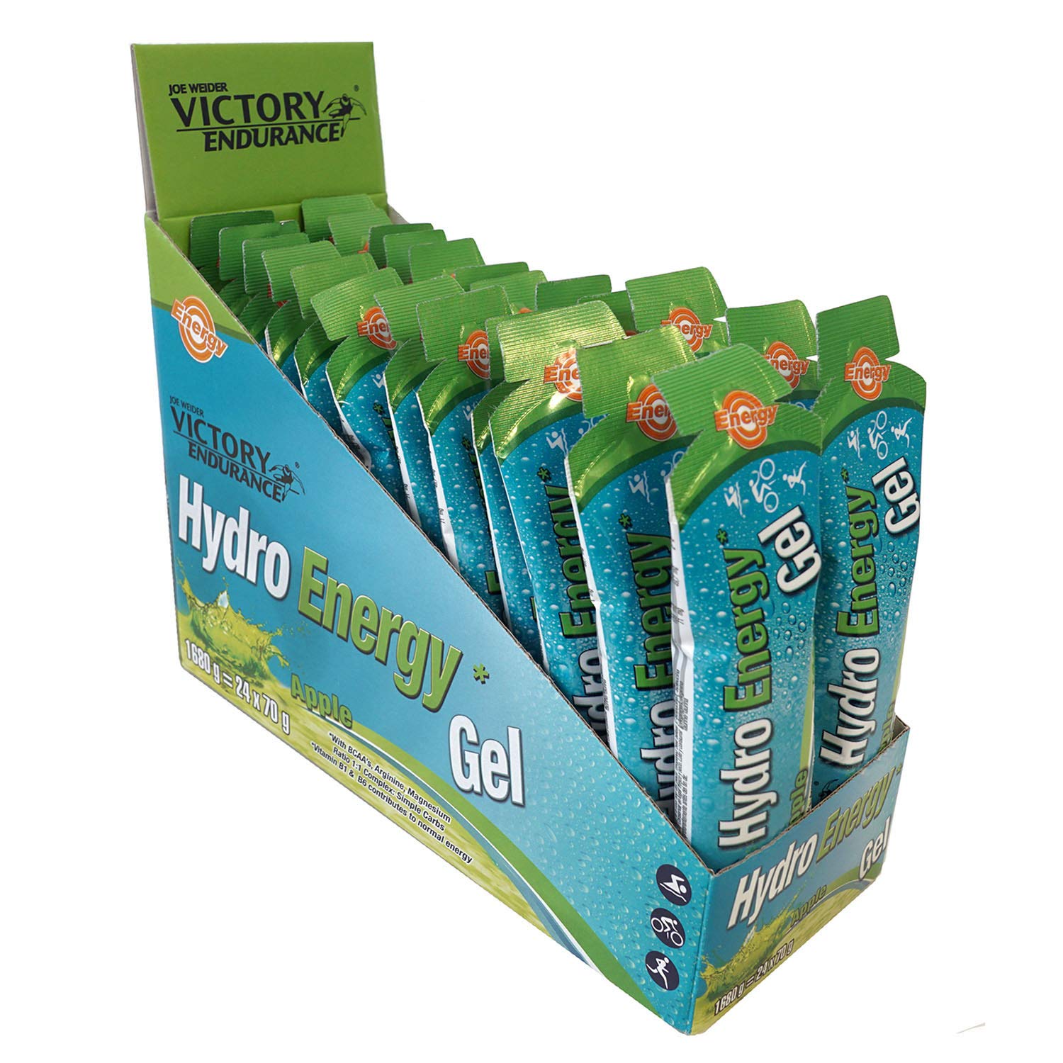 Victory Endurance Hydro Energy Gel Apple 70g.More Liquid Texture.
