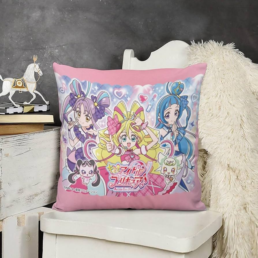 Amazon｜キミとアイドルプリキュア♪両面印刷枕カバー腰枕カバー