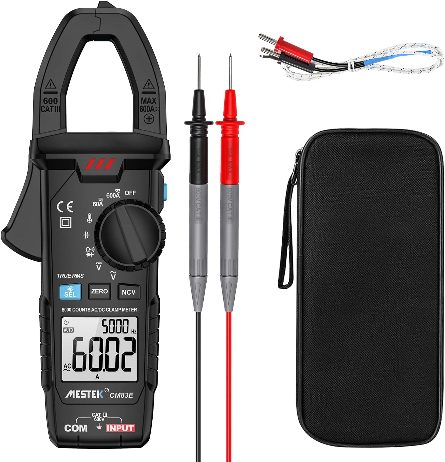 Pince Ampèremétrique Kimo AC TRMS – 600 A (HT 9014) – Occasion