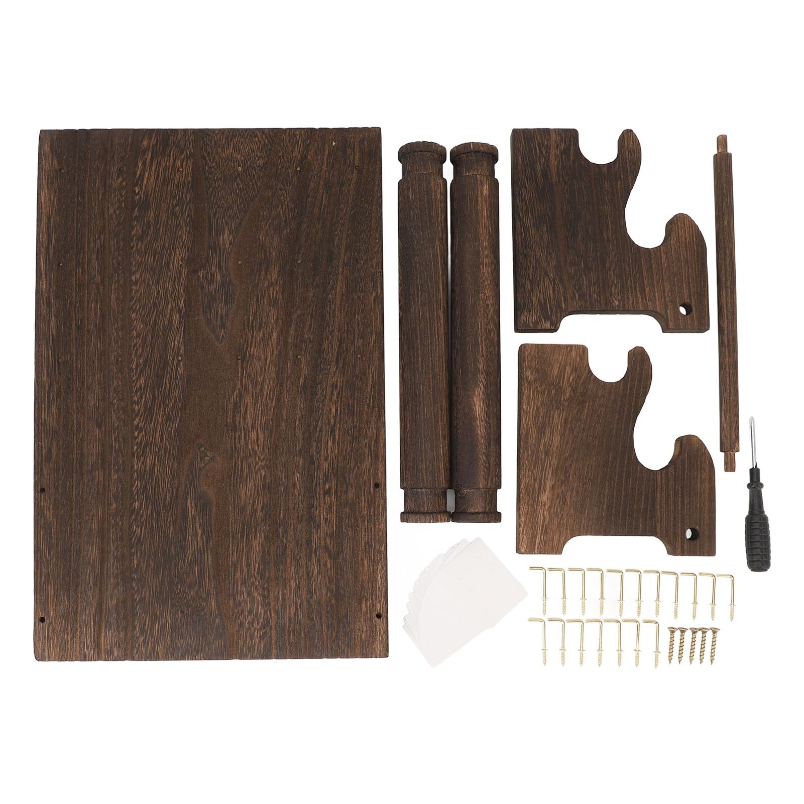 Portagioielli in Legno, 1 Set, Legno Massello, Acciaio
