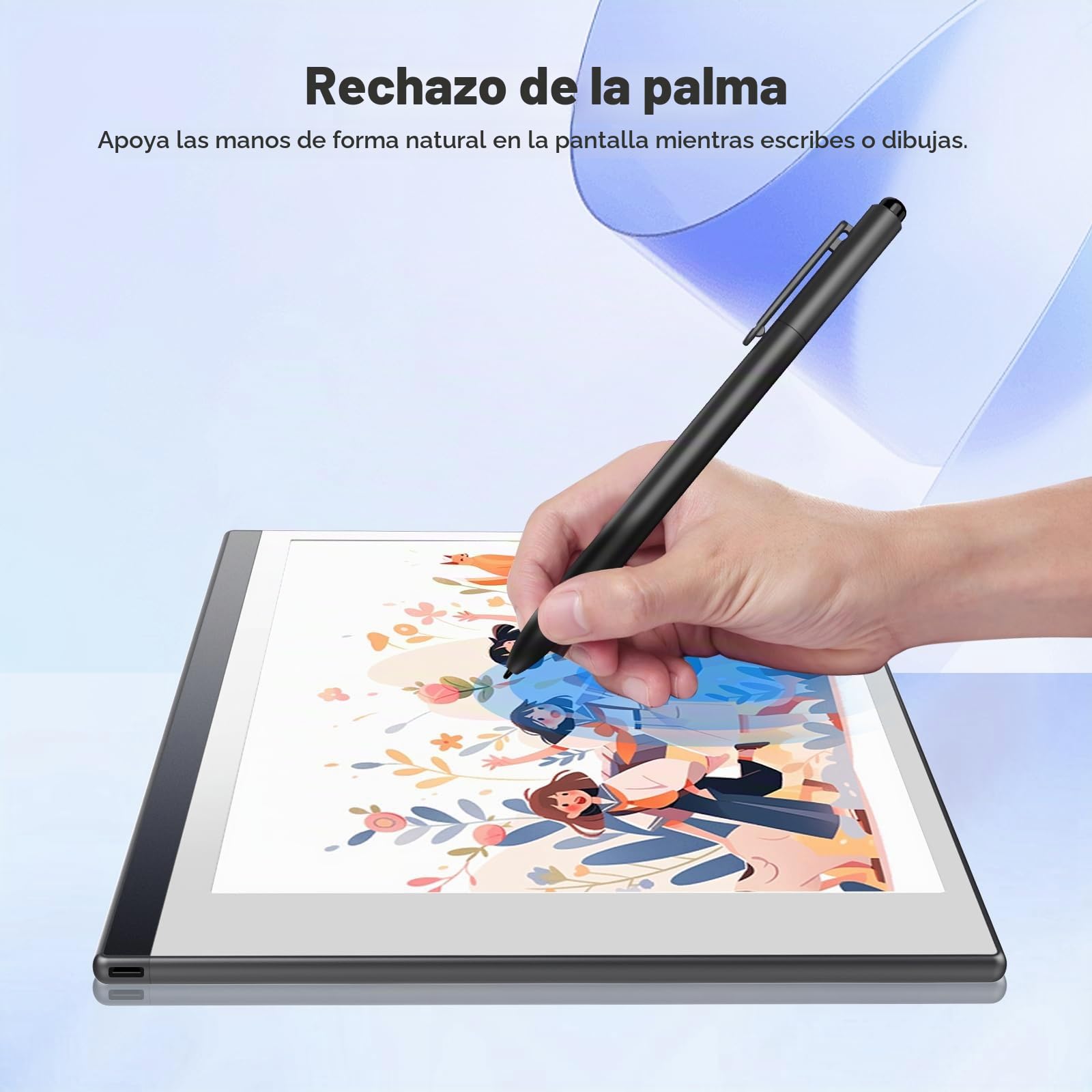 TiMOVO Lápiz óptico EMR Compatible con Remarkable 2 con Borrador, Lápiz de EMR con 4096 Sensibilidad Inclinación Rechazo de Palma para Remarkable 1&2/Galaxy/Boox/Scribe Tablet Dispositivos EMR