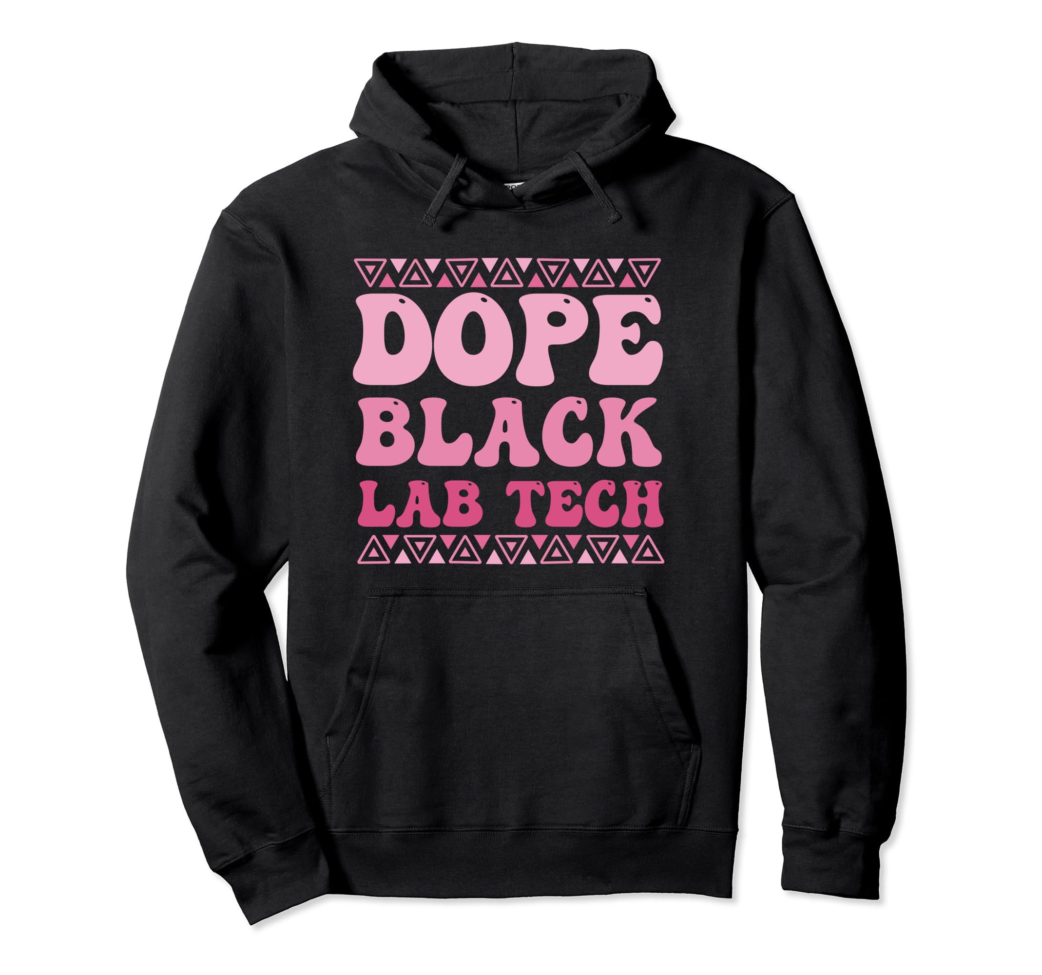 Dope Black Lab Tech Groovy Medical Laboratory Juneteenth Pullover Hoodie