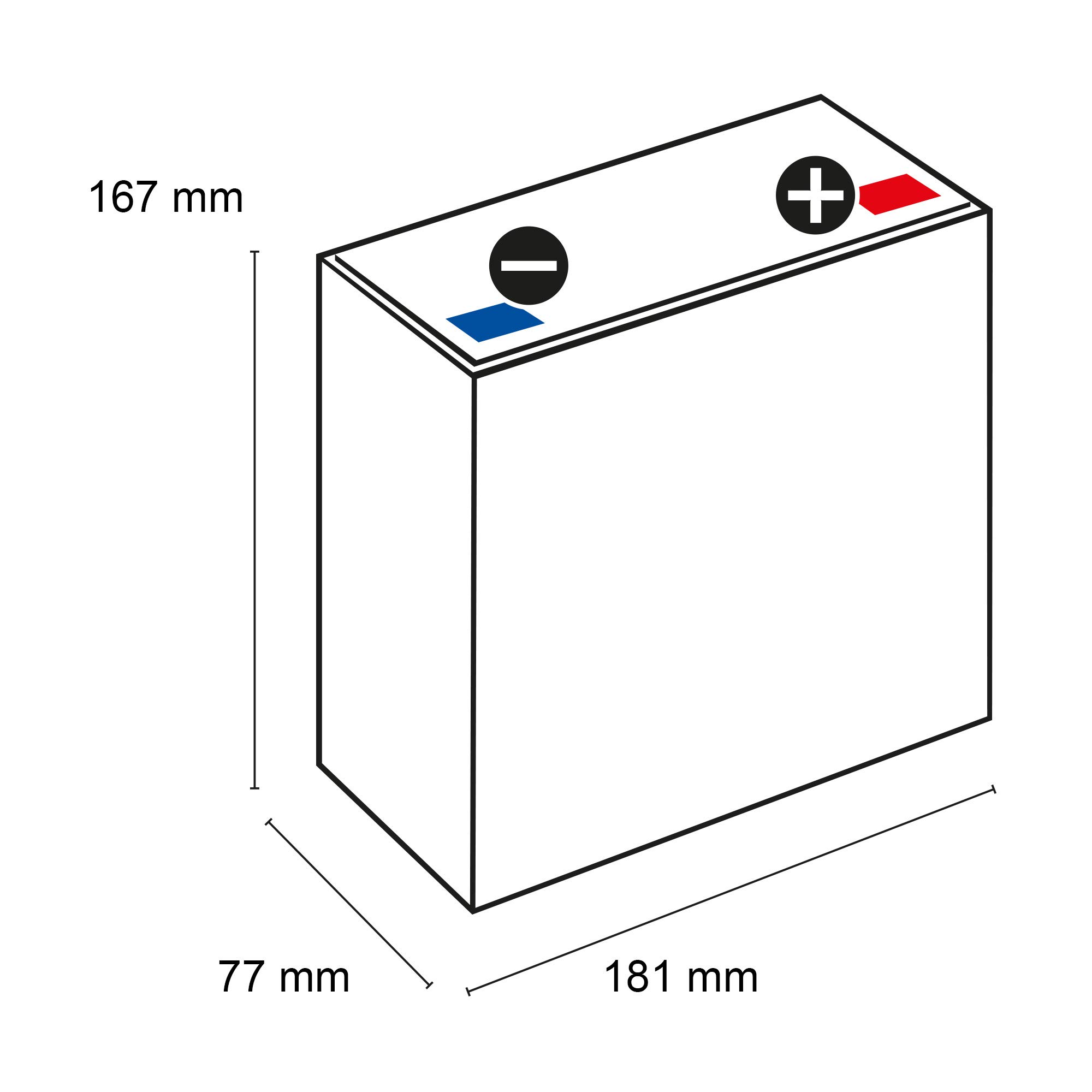 Q-Batteries 12LS-17 Batterie au Plomb Non tissée 12 V 17 Ah AGM VRLA avec VDS