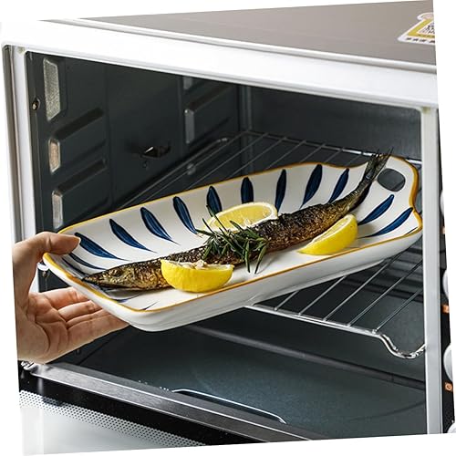 Miniatura 3 de 1 plato de postre redondo bandeja para servir ensalada, decoración italiana, plato de cena, cerámica, microondas, plato de almacenamiento, plato de