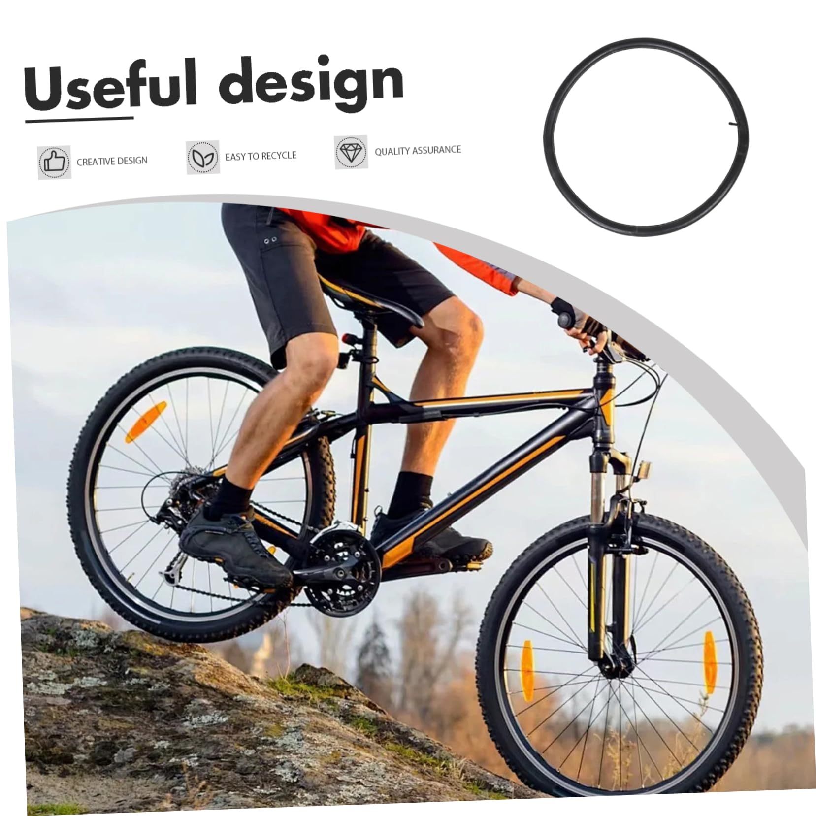 TOYANDONA 2 Pcs Cámaras de Neumático para Bicicleta de Montaña de 29 Pulgadas, Diseño a Prueba de Fugas, para Carretera y Senderos, Accesorios de Ciclismo