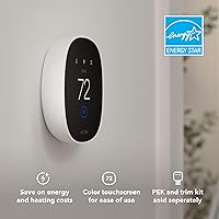 Vista 3 de ecobee Smart Thermostat Essential - Termostato Wi-Fi programable certificado Energy Star - Funciona con Siri, Alexa y Google Assistant