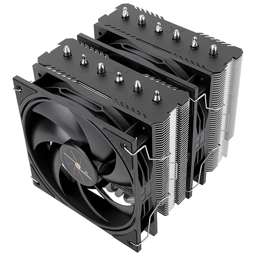 Thermalright Peerless Assassin 120 SE V3 CPU Air Cooler, 6 Heat Pipes, Double Towers Double Fans, TL-P12 PWM Fan, Aluminium Heatsink Cover, for AM4/AM5/Intel LGA1851/1700/1150/1151/1200(PA120SE V3)