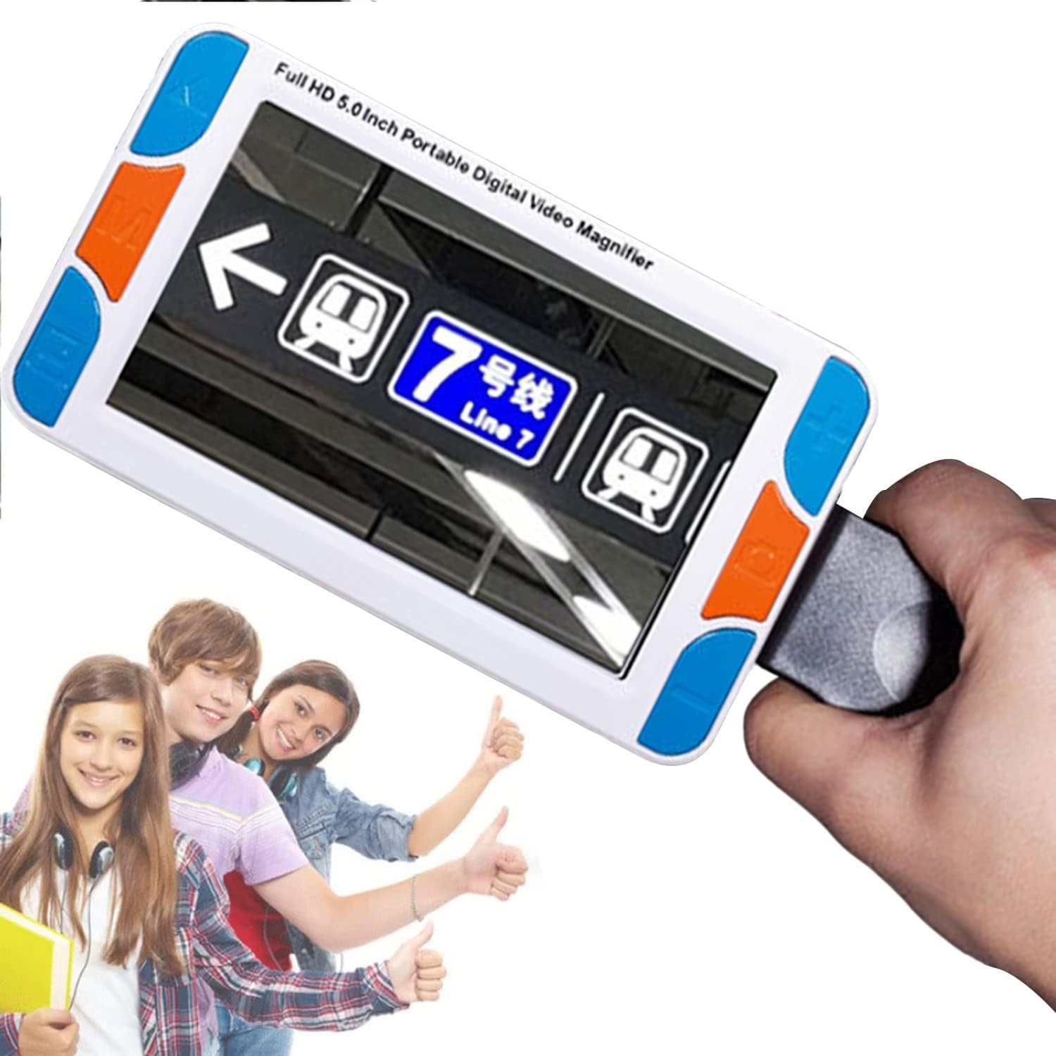 5.0 inch Handheld Portable Video Digital Magnifier,Electronic Reading