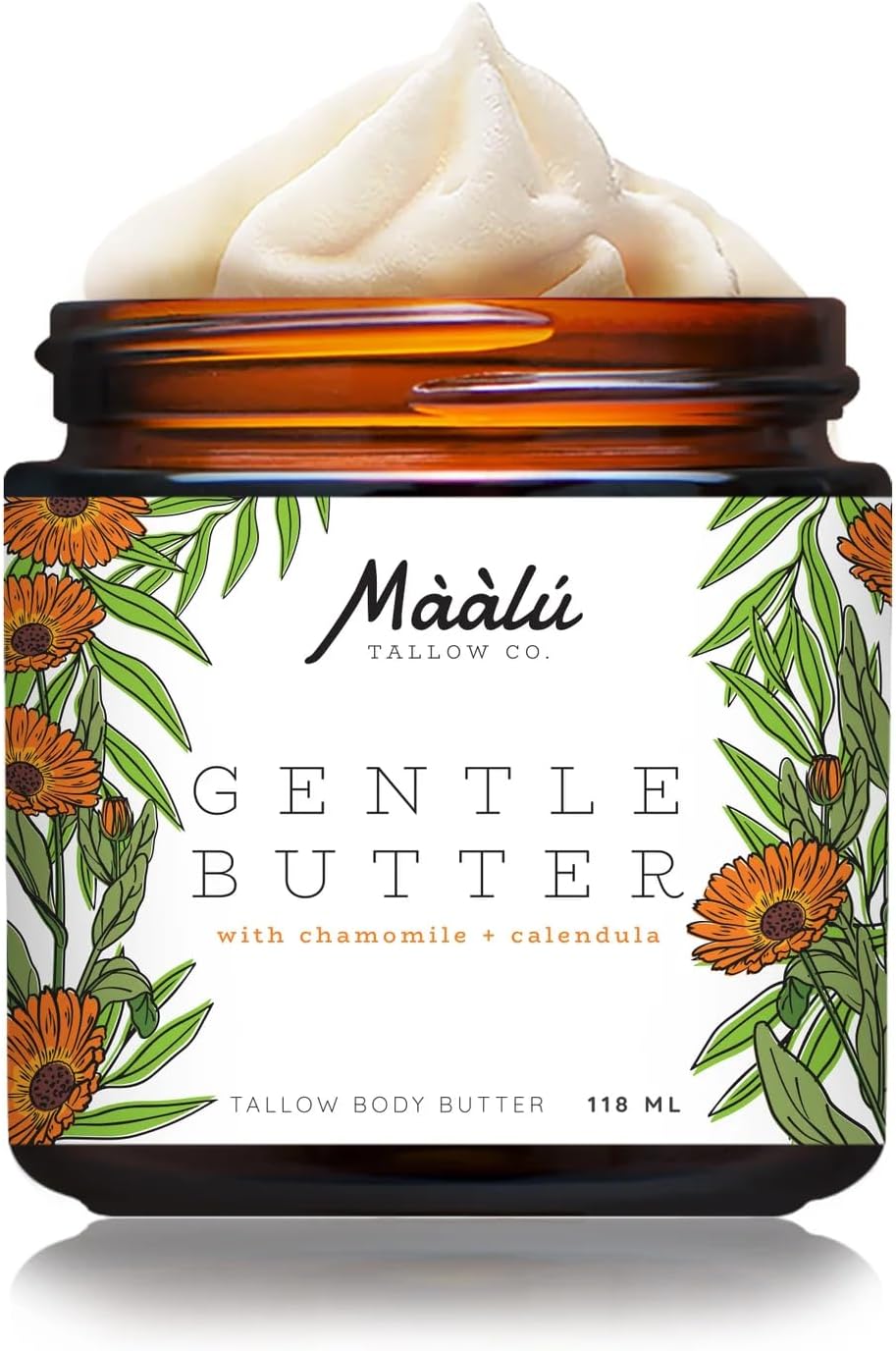 Gentle Body Butter 100 GrassFed, GrassFinished Tallow Based
