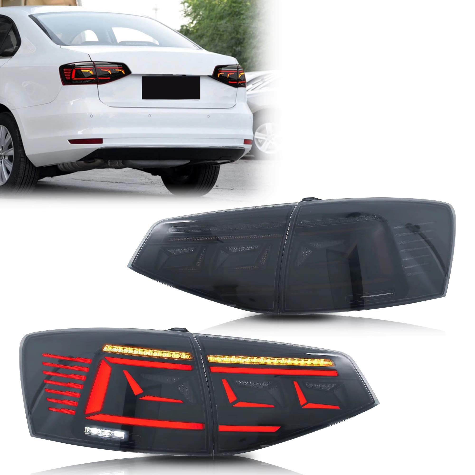 Genérico Para VW para Jetta MK IV 2015 2016 2017 2018 Pilotos traseros