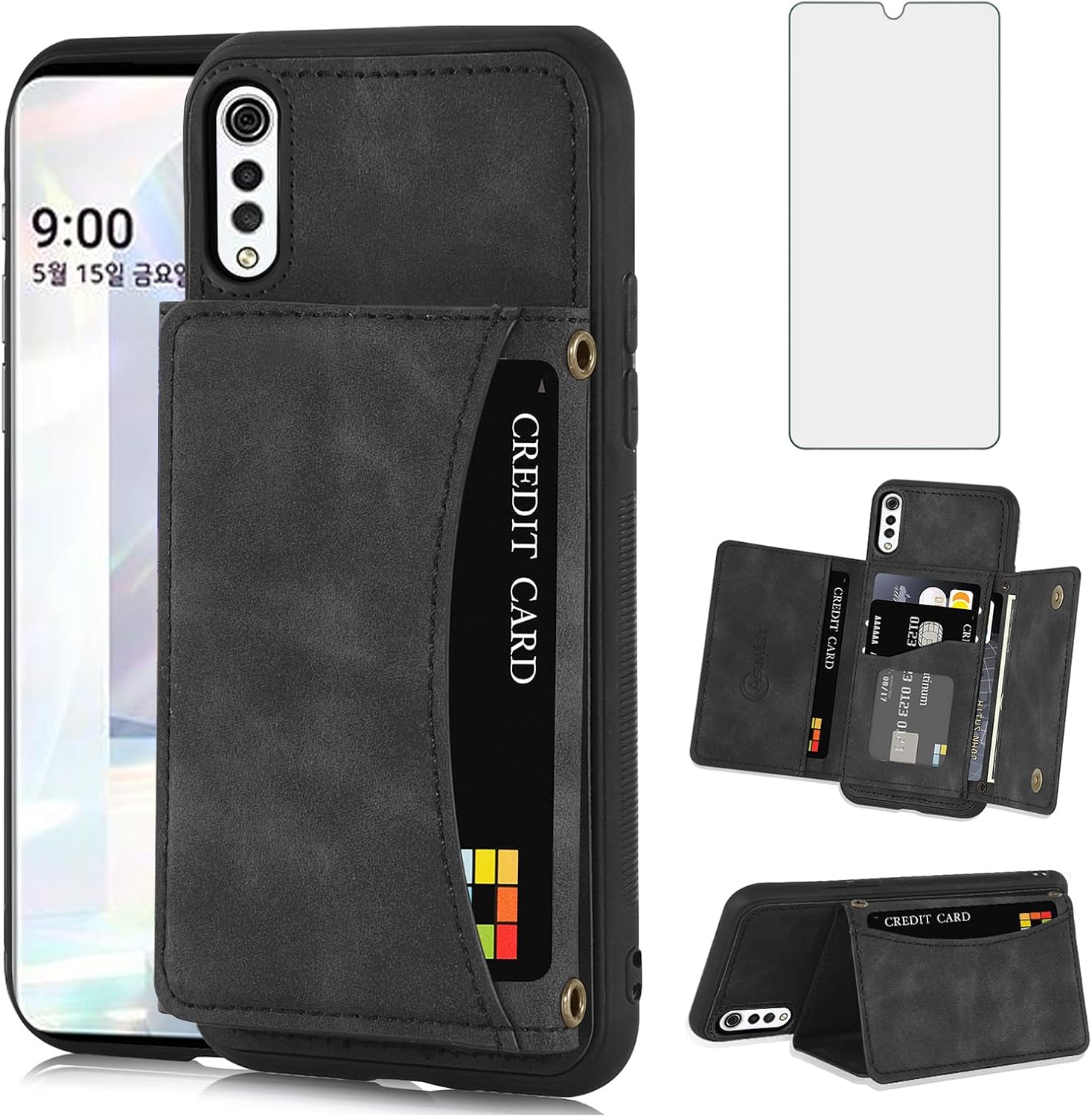 Asuwish Phone Case for LG Velvet 5G/LGVelvet Verizon G5 UW