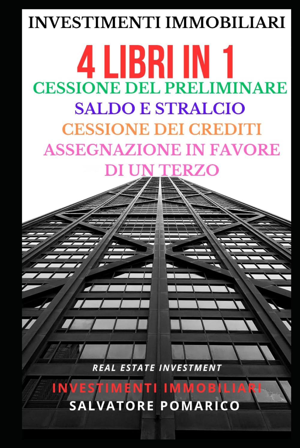 INVESTIMENTI IMMOBILIARI - 4 LIBRI IN 1: SALDO E STRALCIO - CESSIONE DEL PRELIMINARE - CESSIONE DEI CREDITI - ASSEGNAZIONE IMMOBILE IN FAVORE DI UN TERZO