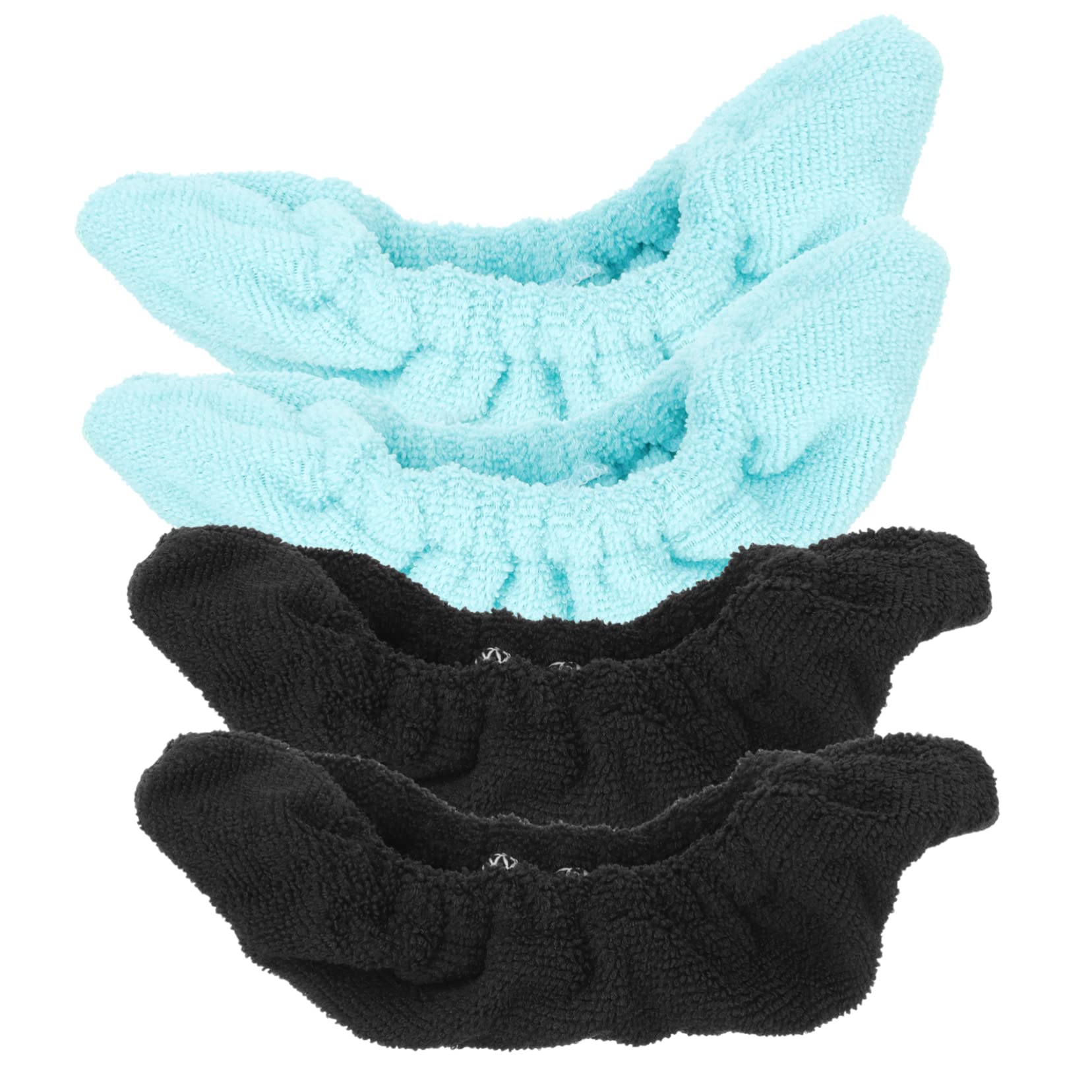 Milisten 6paires Couvre-Lames Microfibre pour Patins à Glace De Lames Ajustables pour Patins De Hockey Et Artistiques