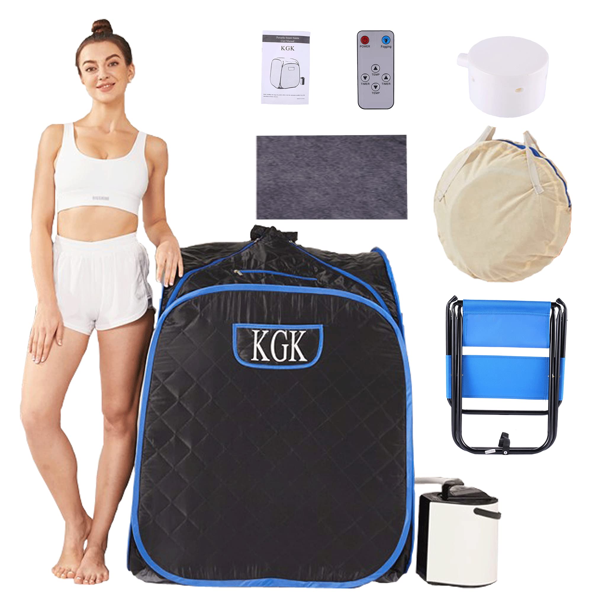 Buy HEATAIR Portable Steam Sauna for Home, 3L Personal Sauna Steamer