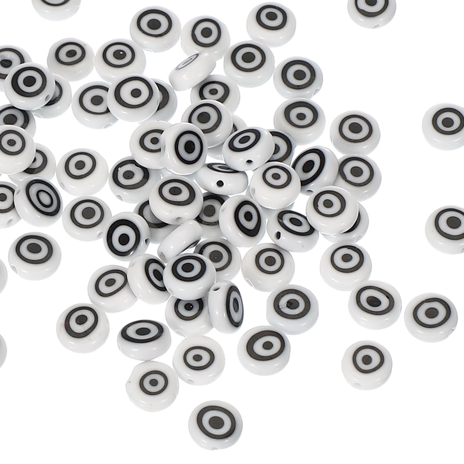 PATIKIL 8mm Flat Evil Eye Beads